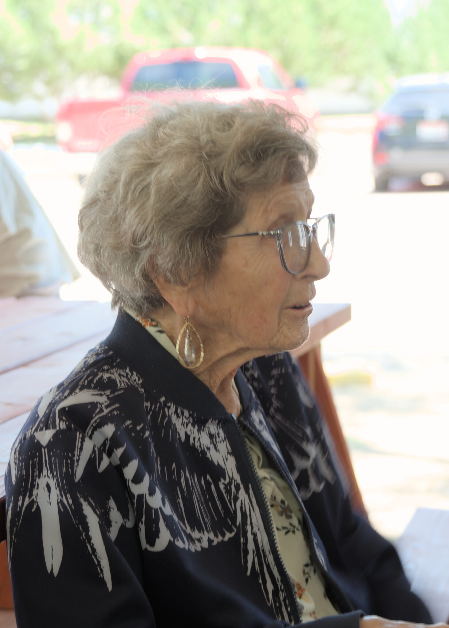 Leone, George Brumfield's widow.